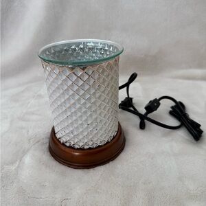 Diamond Pattern Glass Scentsy Warmer